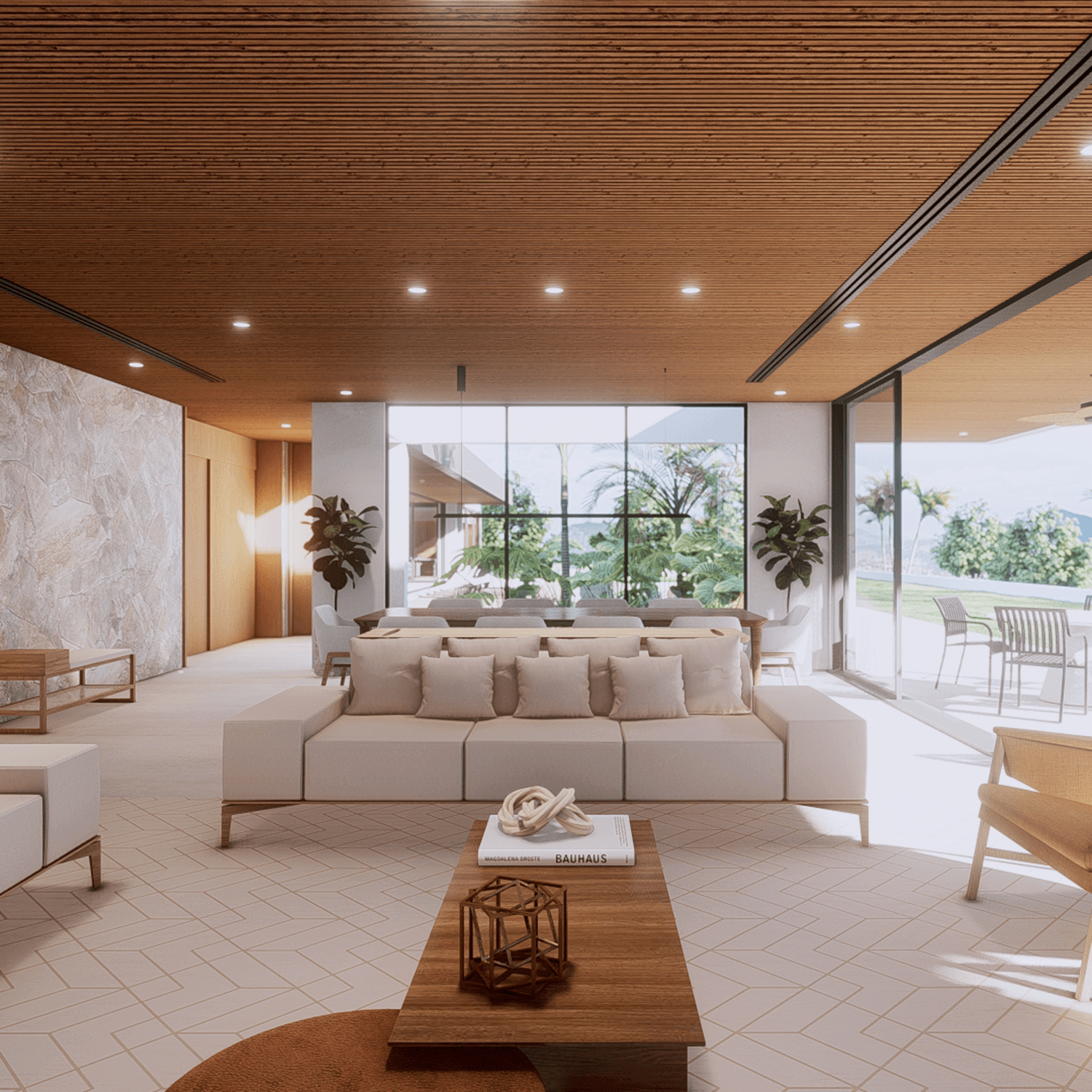 Terceira imagem de render 3d representando projeto arquitetônico de Indianara Carolina Emke