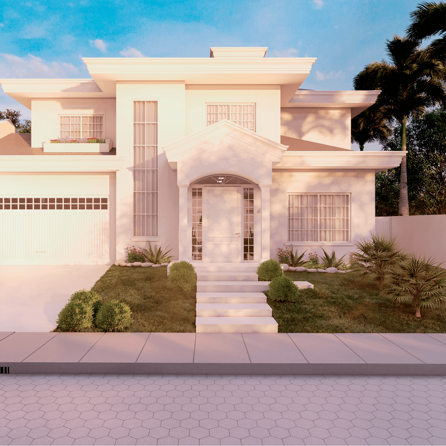 Quarta imagem de render 3d representando projeto arquitetônico de Indianara Carolina Emke